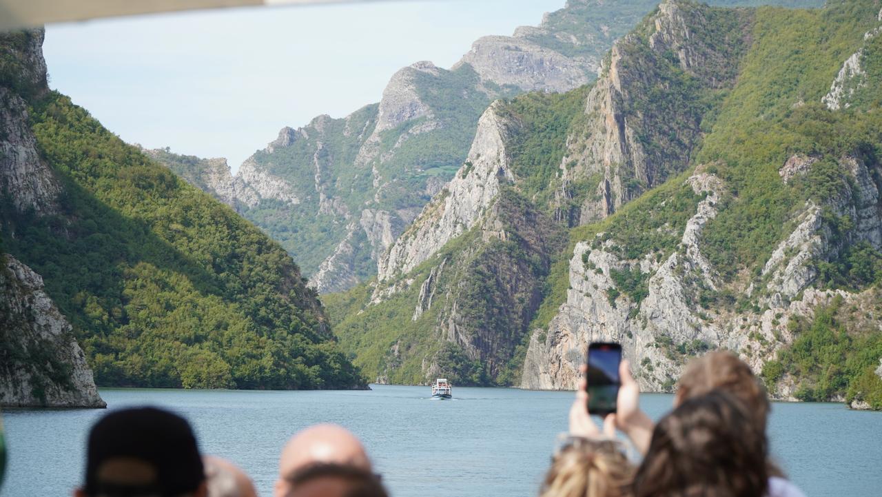 Komani Lake in Albania Ferry Komani Lake in Albania Ferry